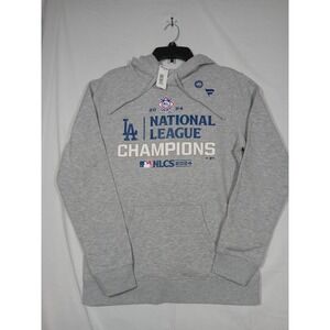 Men's 2024 Fanatics Los Angeles Dodgers National League Champion Hoodie Gray
